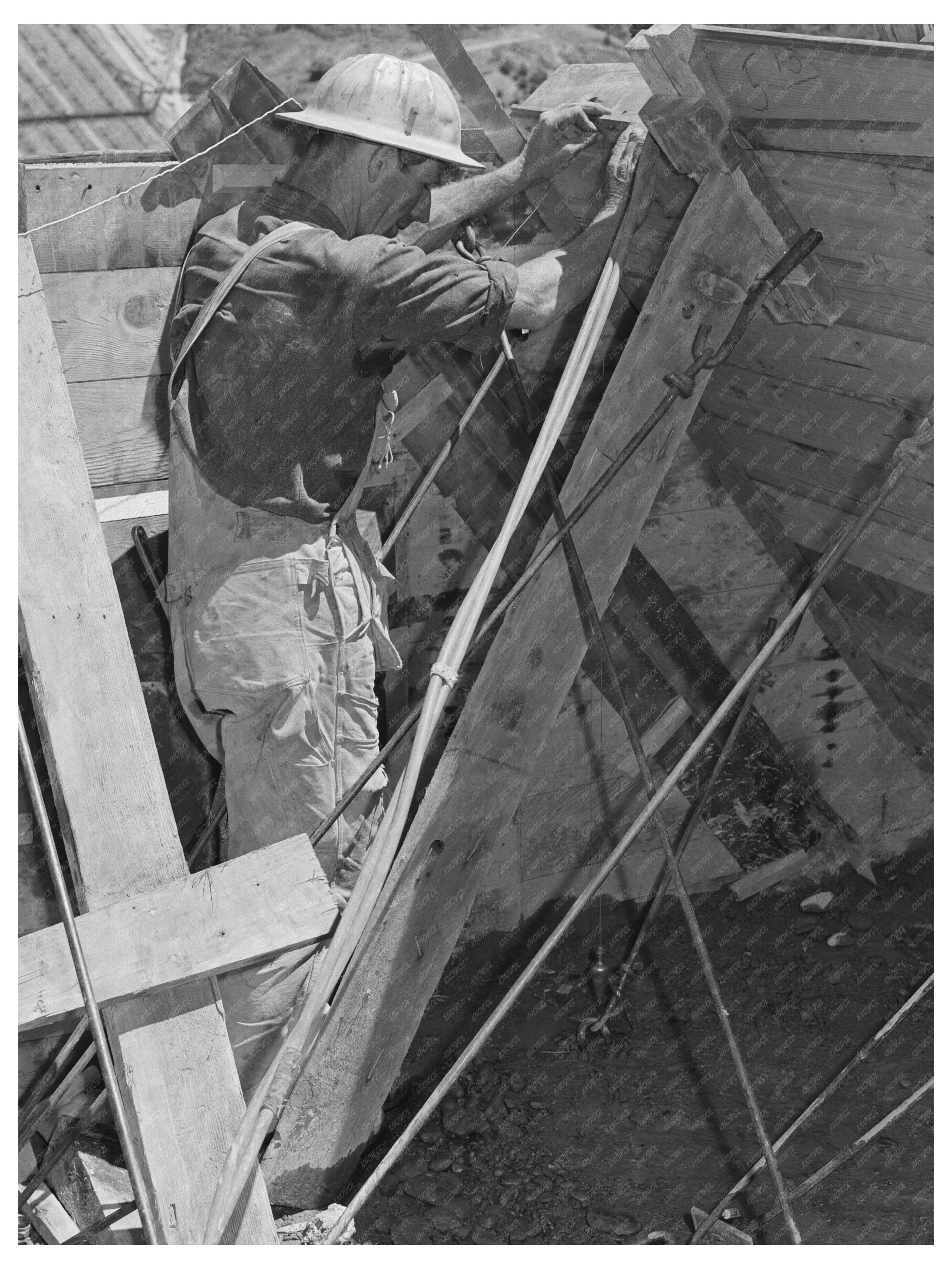Shasta Dam Construction June 1942 Image