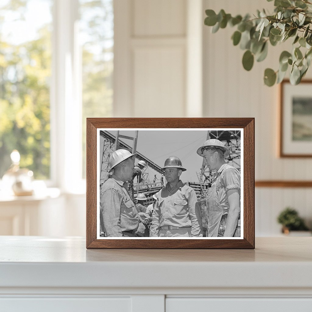 Shasta Dam Workmen June 1942 Infrastructure Project