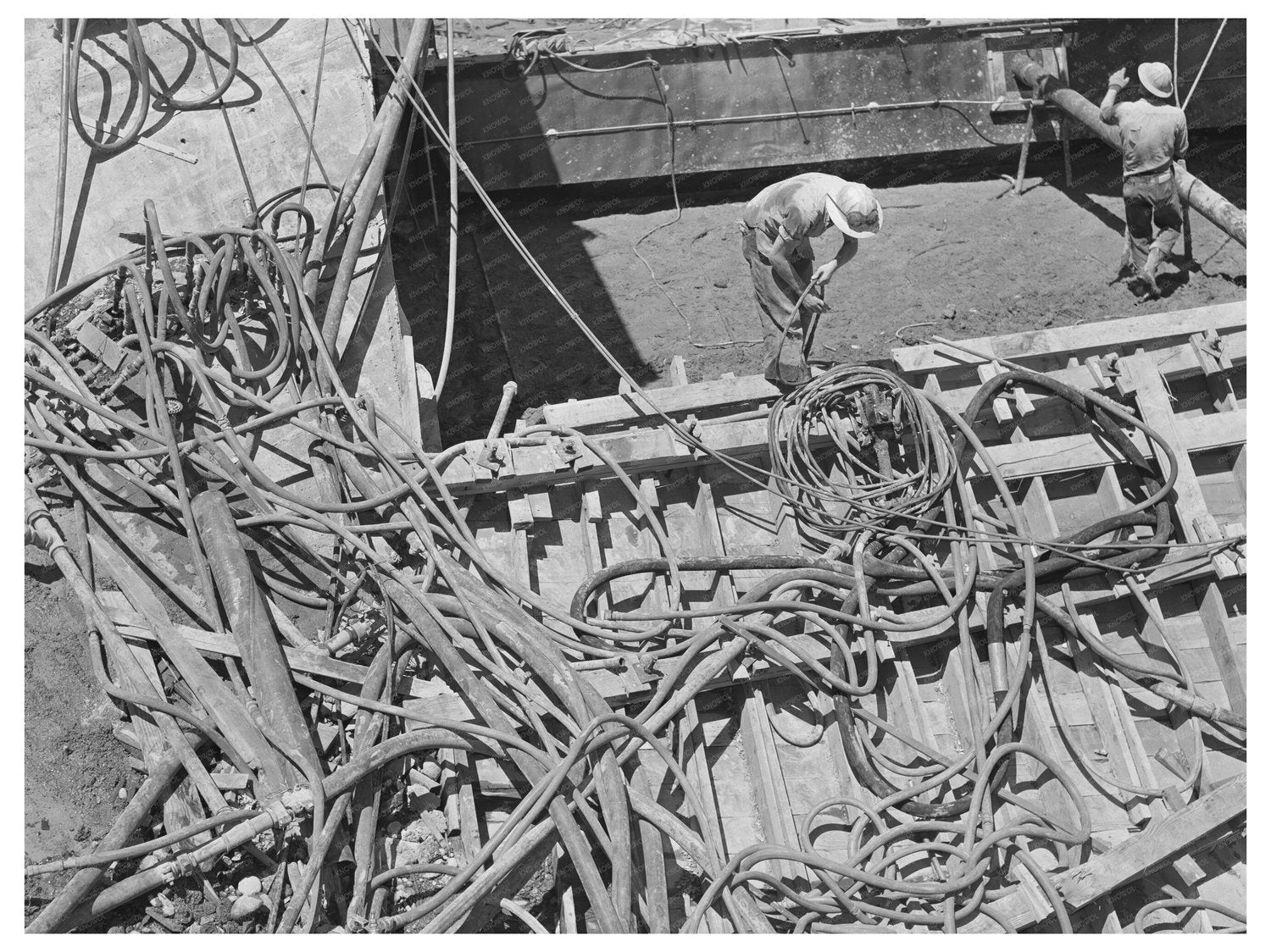 Shasta Dam Construction Workers June 1942