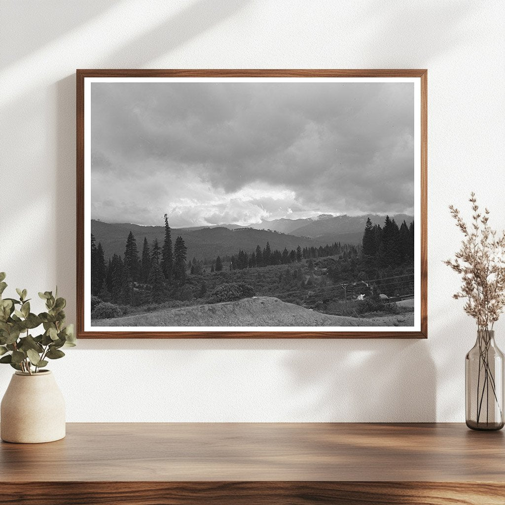 Shasta County Mountain Ranges California June 1942