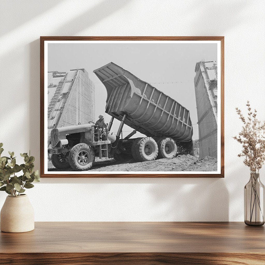 Dump Truck at Shasta Dam June 1942