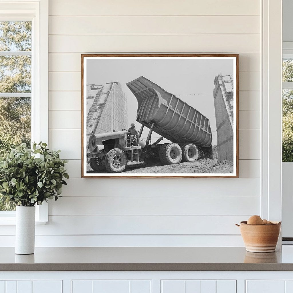 Dump Truck at Shasta Dam June 1942