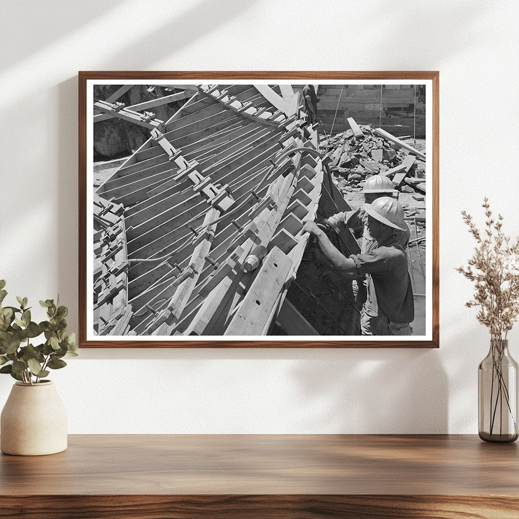 Carpenters Building Forms at Shasta Dam June 1942