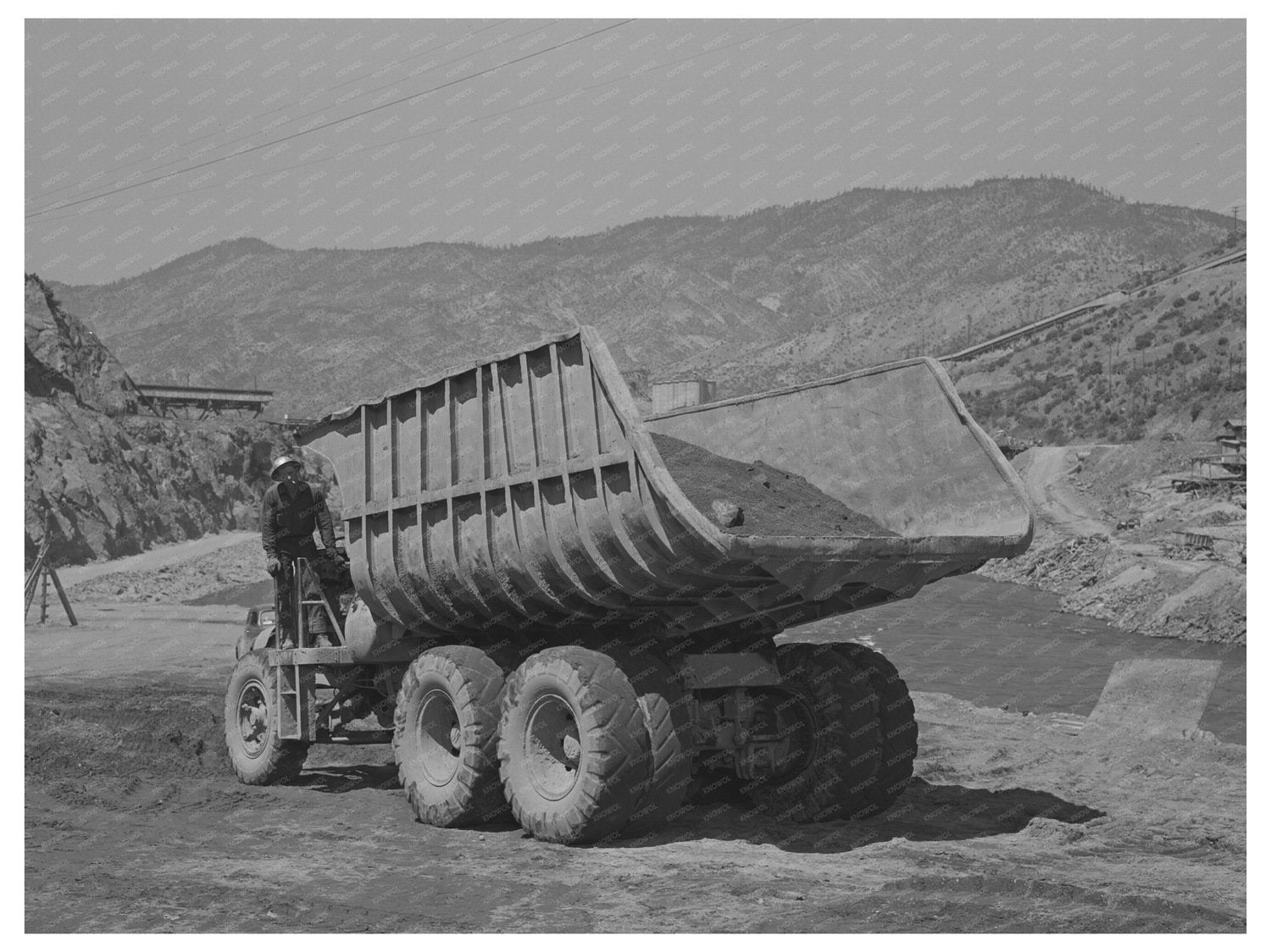 Shasta Dam Construction June 1942 Photo