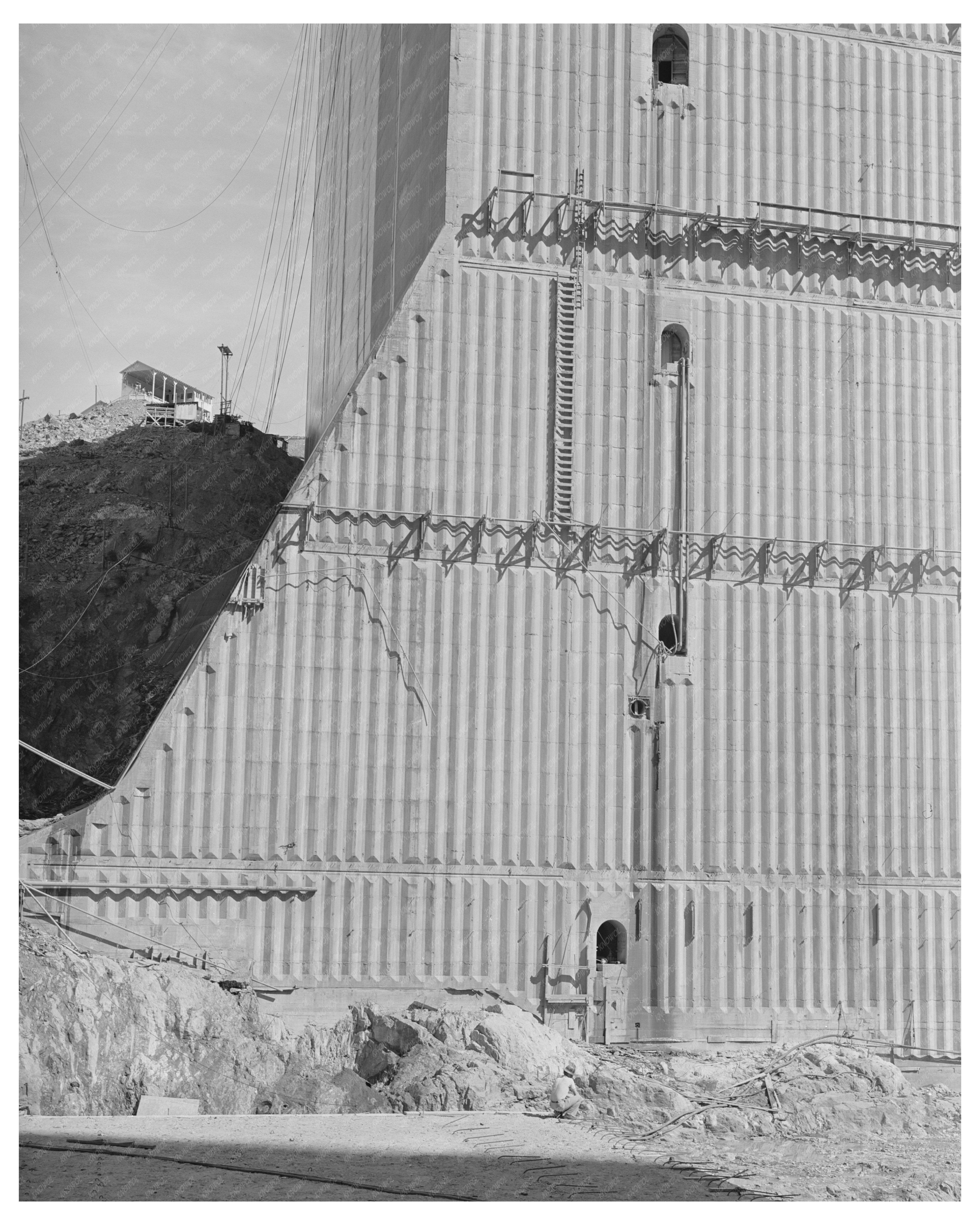 Shasta Dam Vintage Photograph June 1942 California