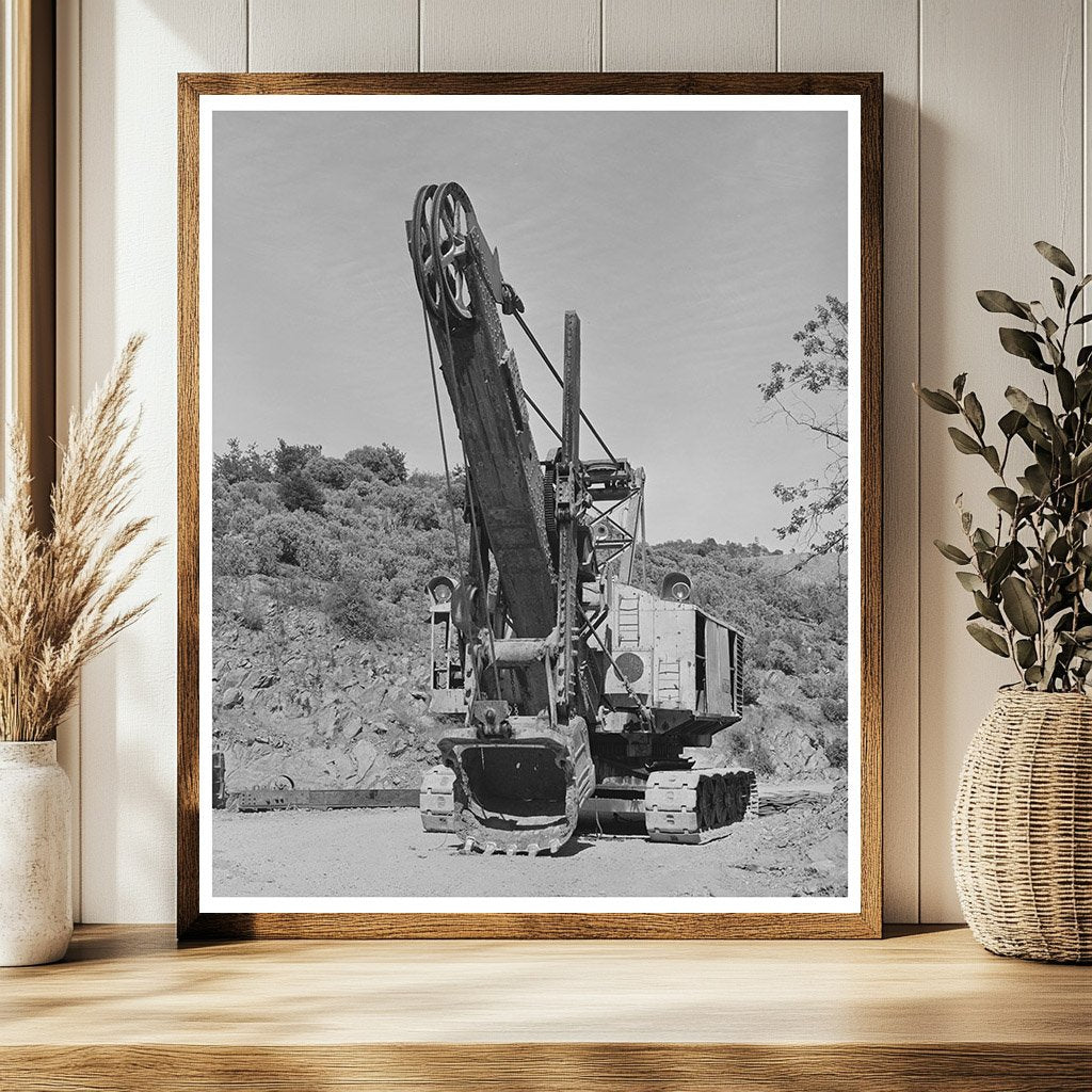 Shasta Dam Construction June 1942 Steam Shovel Image