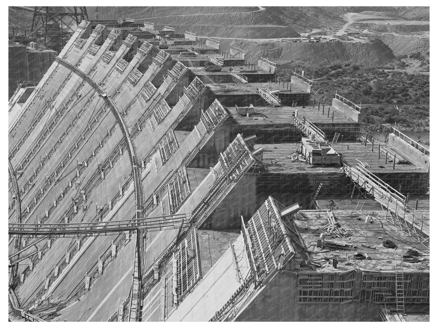 Shasta Dam Construction Shasta County California 1942
