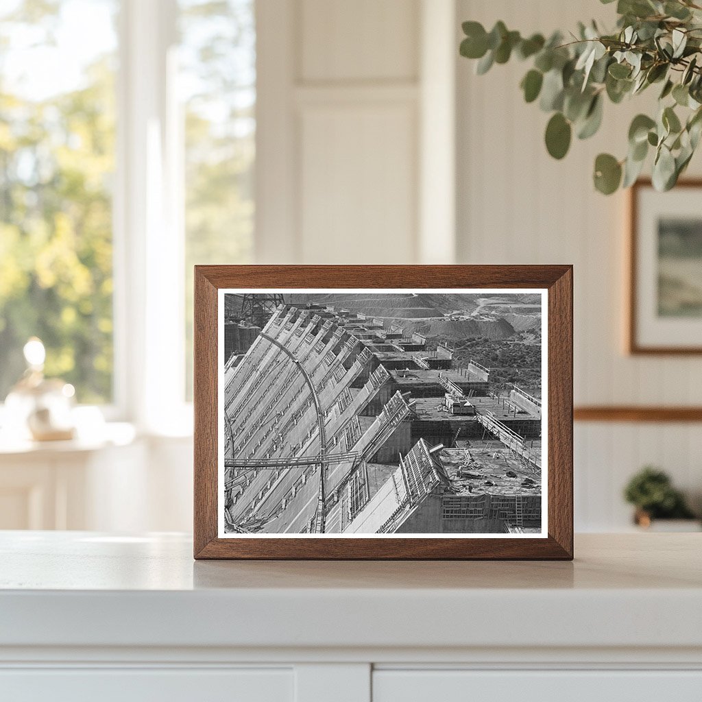 Shasta Dam Construction Shasta County California 1942