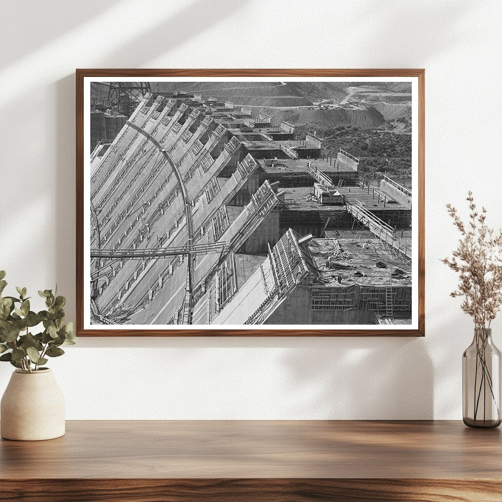 Shasta Dam Construction Shasta County California 1942