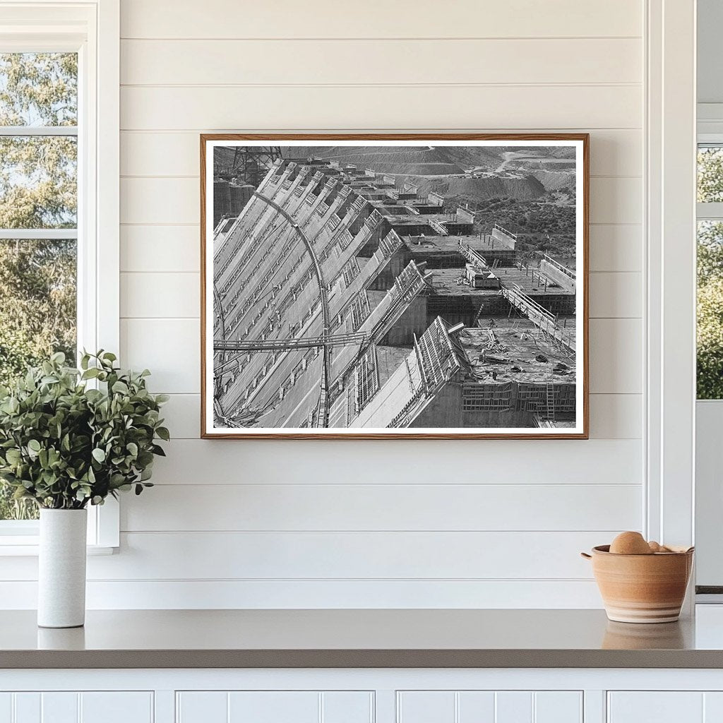 Shasta Dam Construction Shasta County California 1942