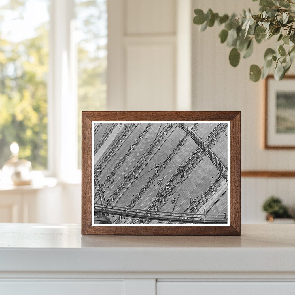 Shasta Dam Construction June 1942 Historical Image