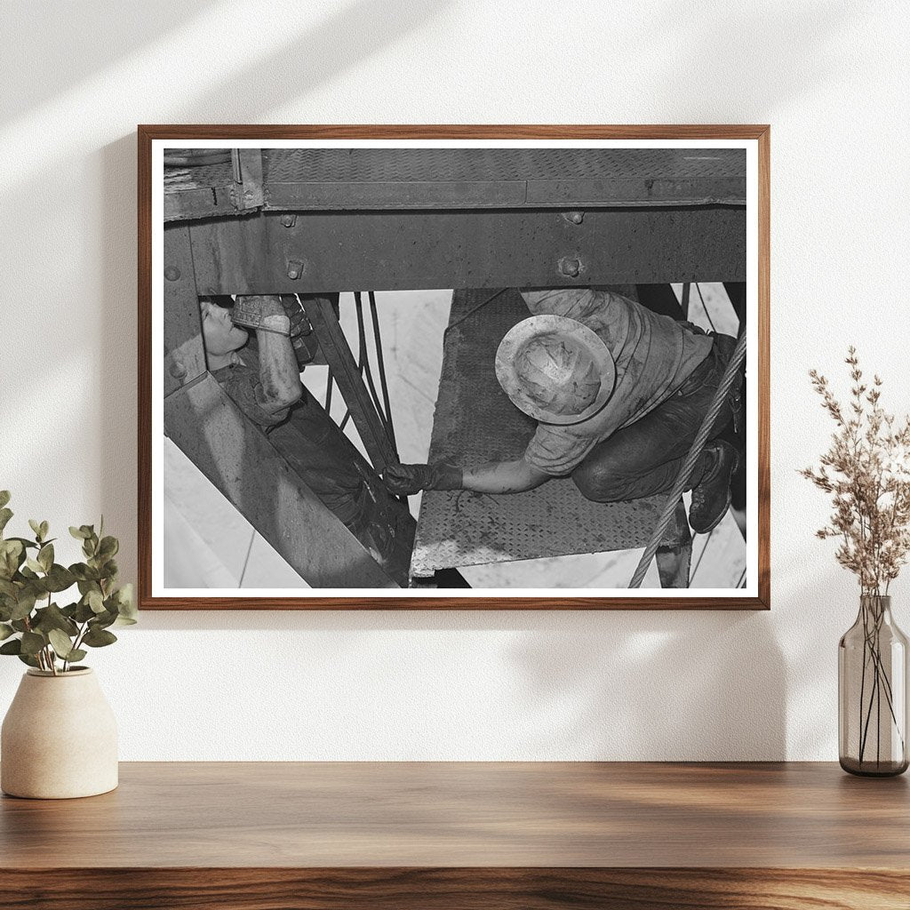 Grease Monkeys at Shasta Dam June 1942