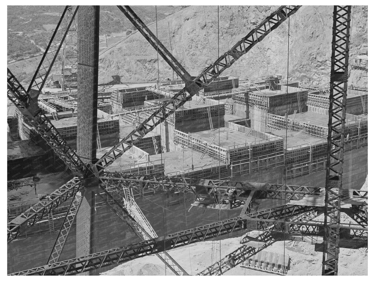 Shasta Dam Construction June 1942 Engineering Project