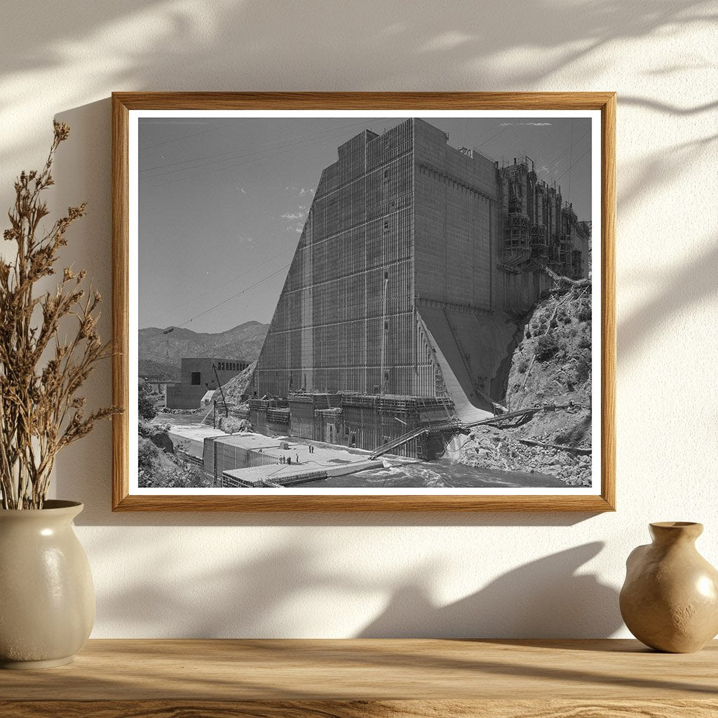Shasta Dam Construction Site June 1942