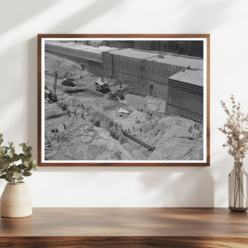 Excavation Work at Shasta Dam California June 1942