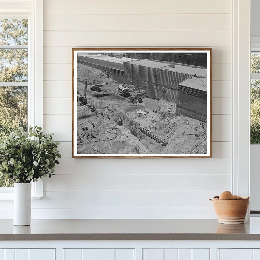 Excavation Work at Shasta Dam California June 1942