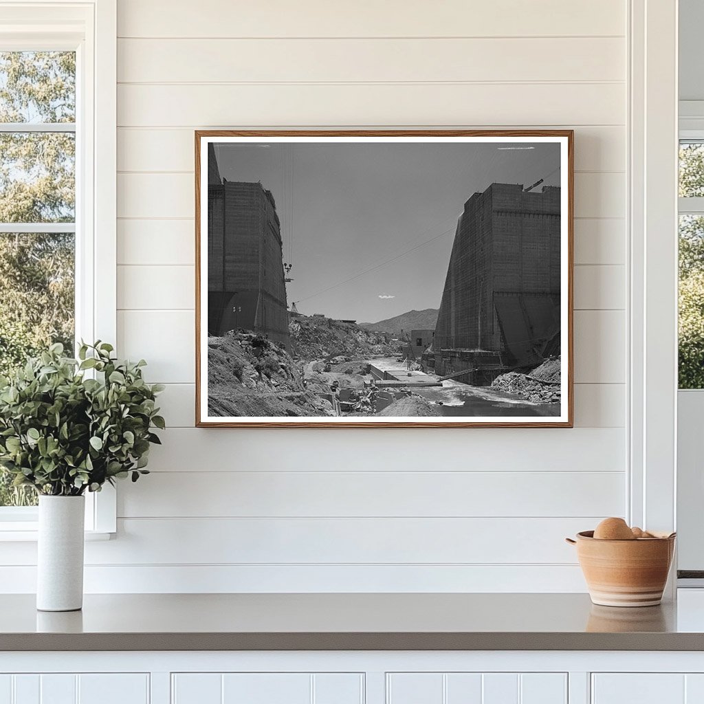 Shasta Dam Construction June 1942 California Image