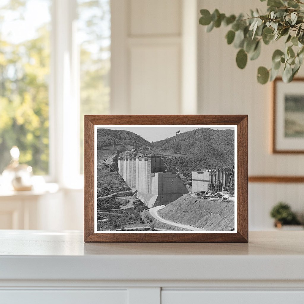 Shasta Dam California June 1942 Historical Image