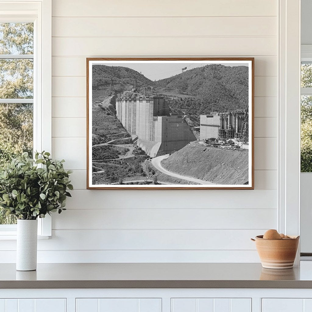 Shasta Dam California June 1942 Historical Image