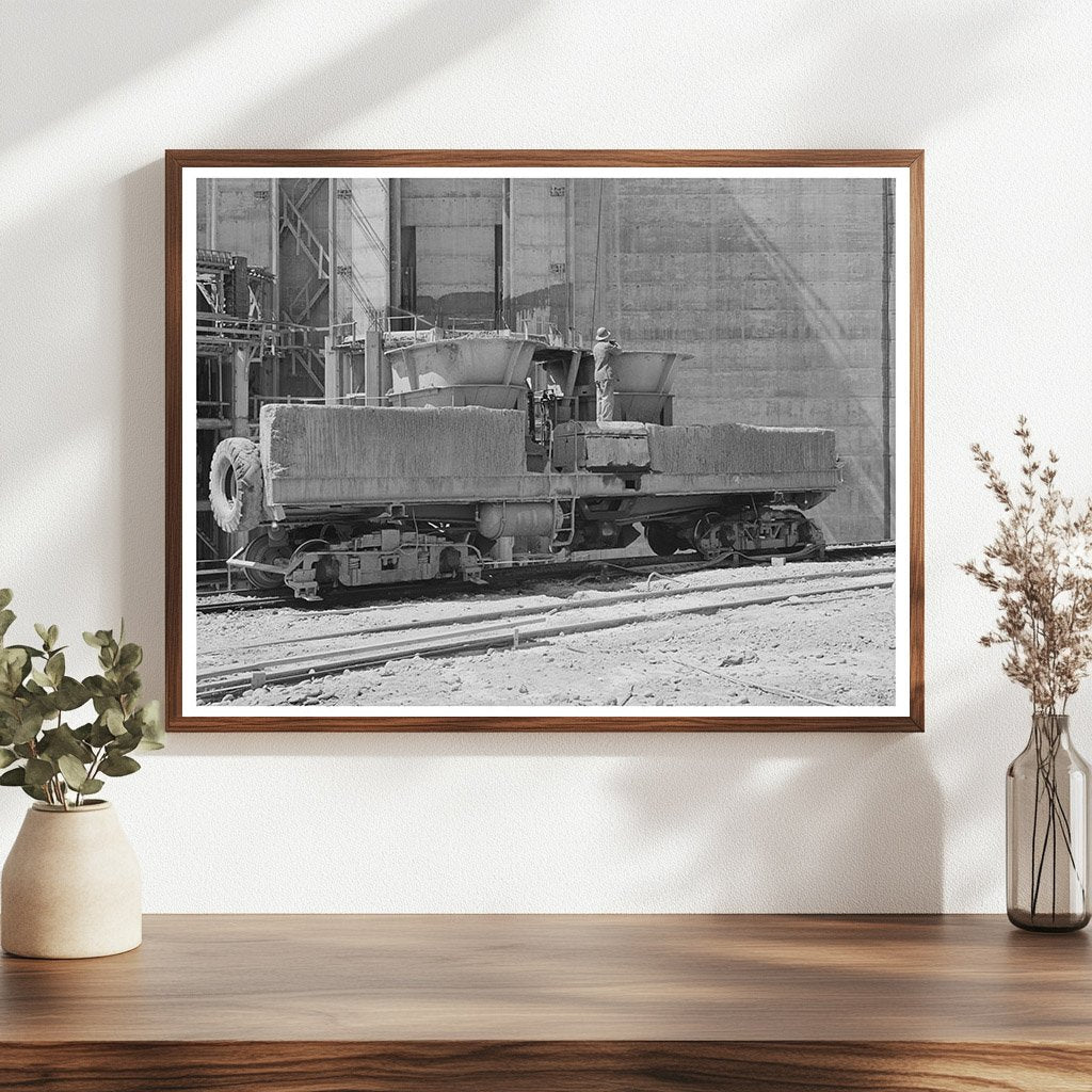 Shasta Dam Construction June 1942 Concrete Mixing Depot