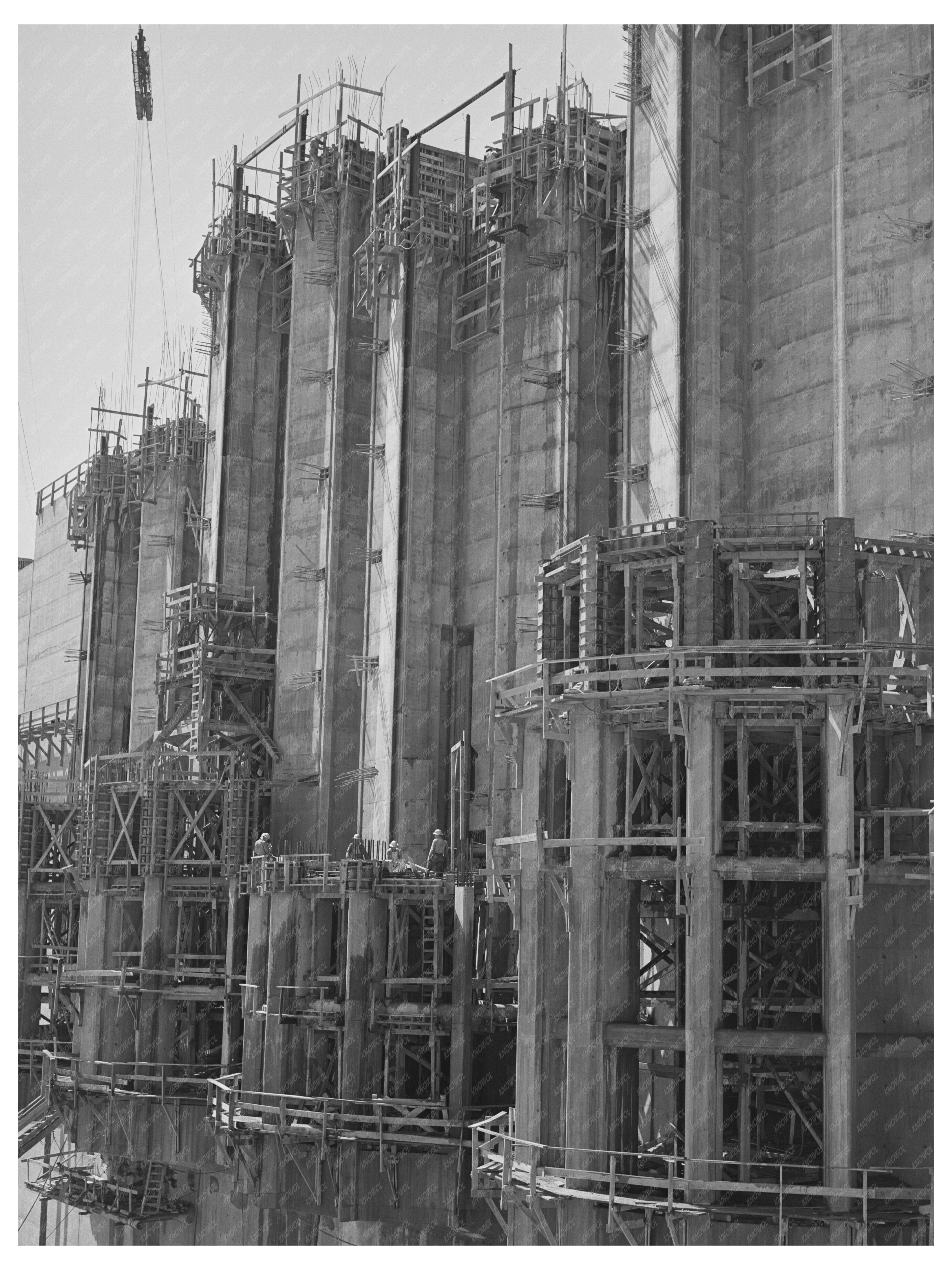 Shasta Dam Construction Techniques June 1942