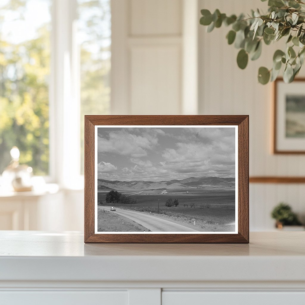 Siskiyou County California Highway July 1942 Image