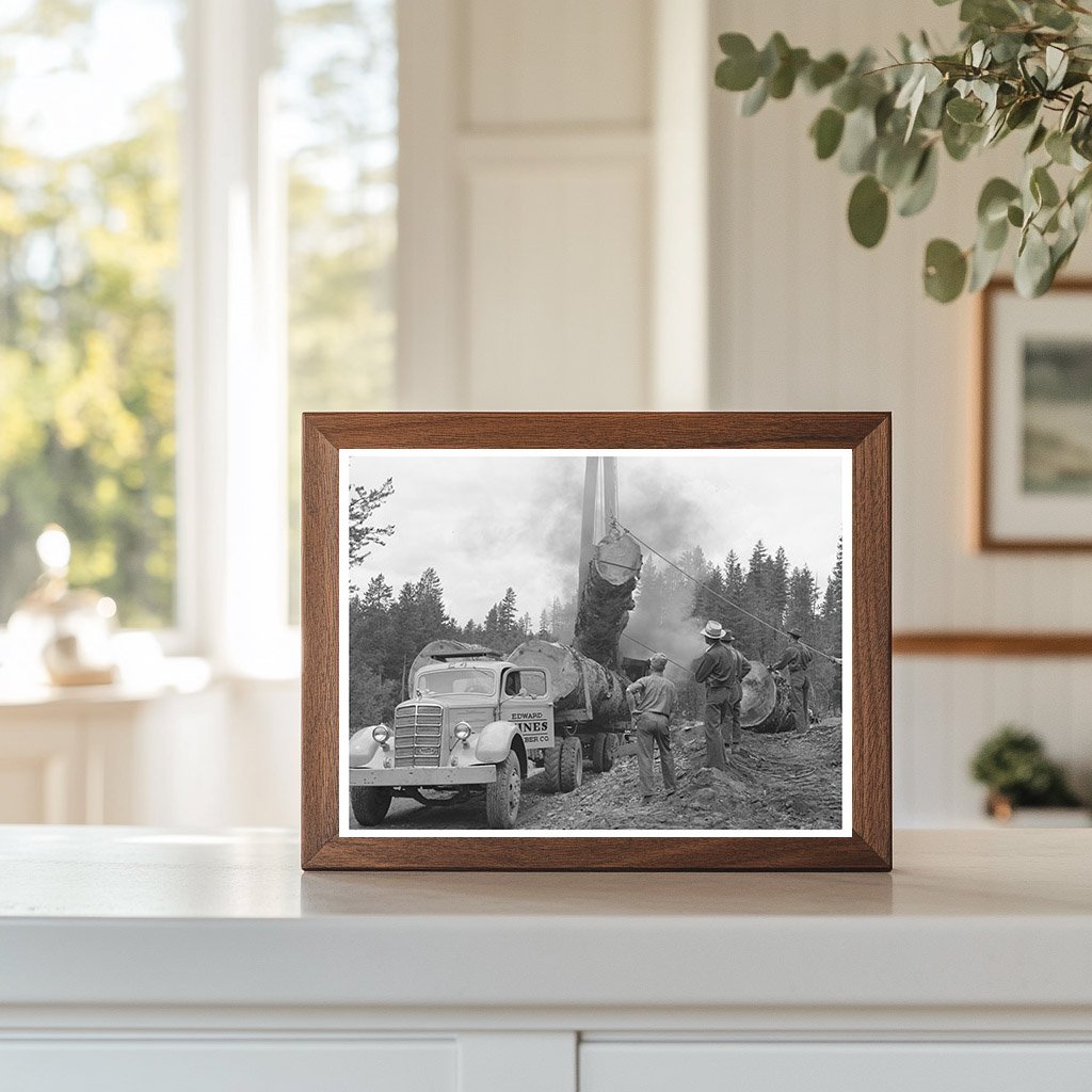 1942 Grant County Oregon Logistical Operations Photo