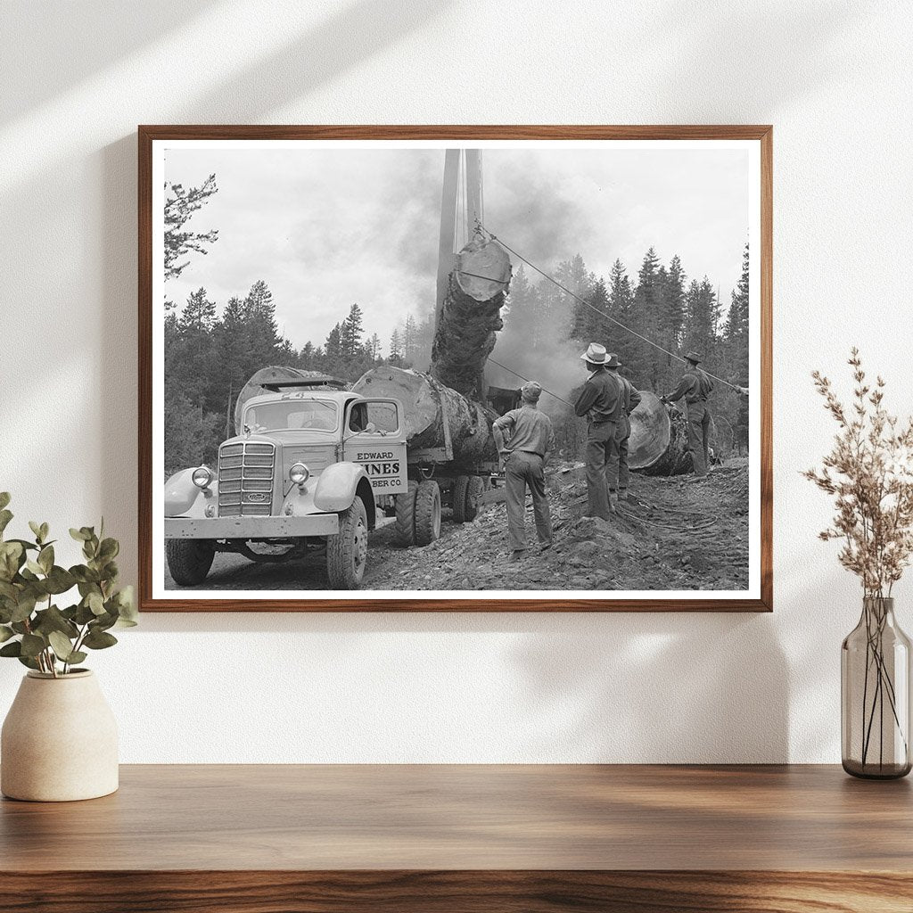 1942 Grant County Oregon Logistical Operations Photo