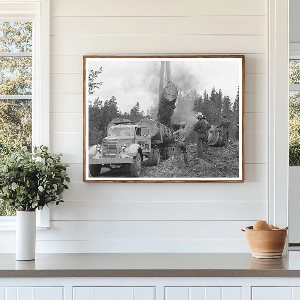 1942 Grant County Oregon Logistical Operations Photo