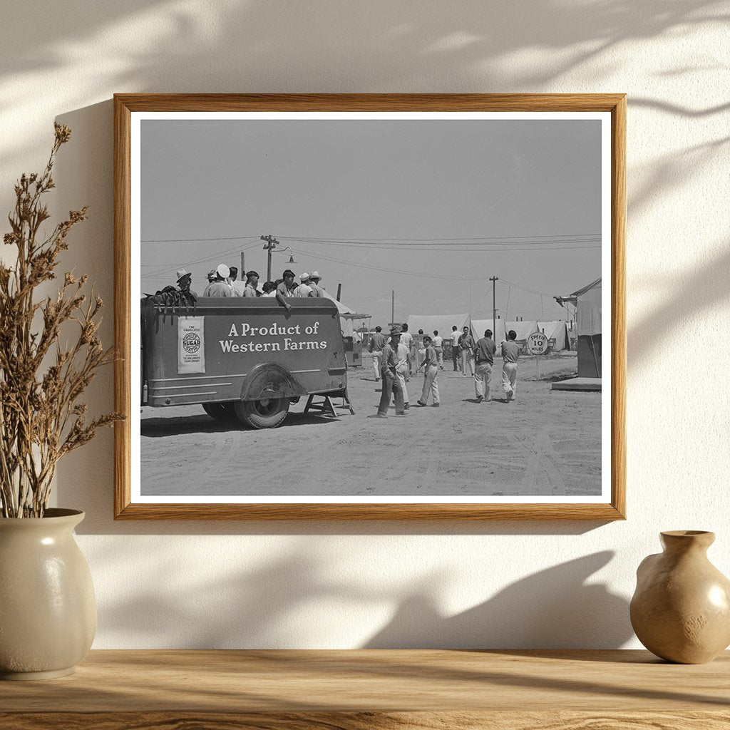 Vintage Mobile Camp of Japanese-American Farm Workers 1942
