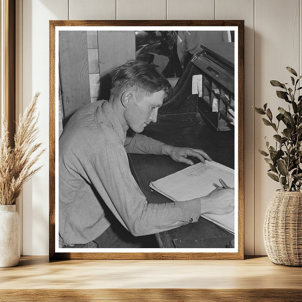 Ola Idaho Cooperative Treasurer July 1942 Financial Records