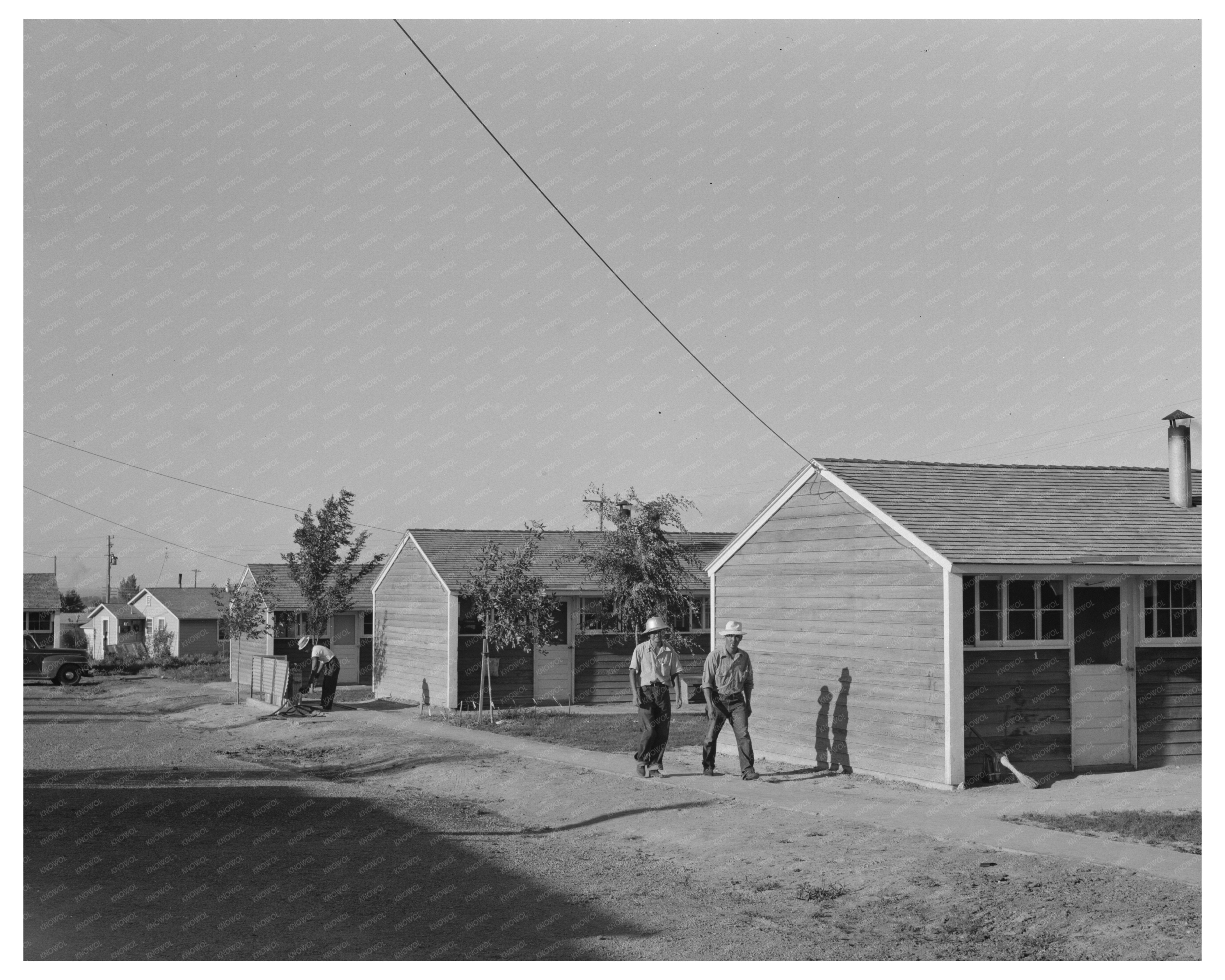Vintage 1942 Camp for Japanese Farm Workers Idaho