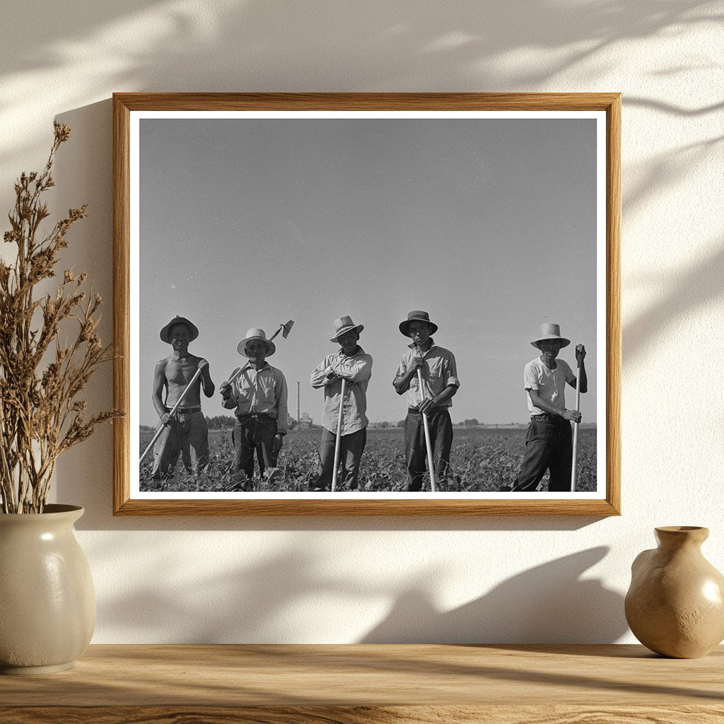 Japanese Farm Workers at Idaho Camp July 1942