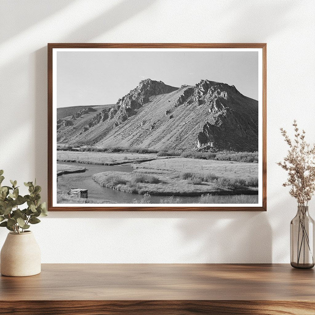 Stanley Idaho Creek Meadows August 1942 Photo