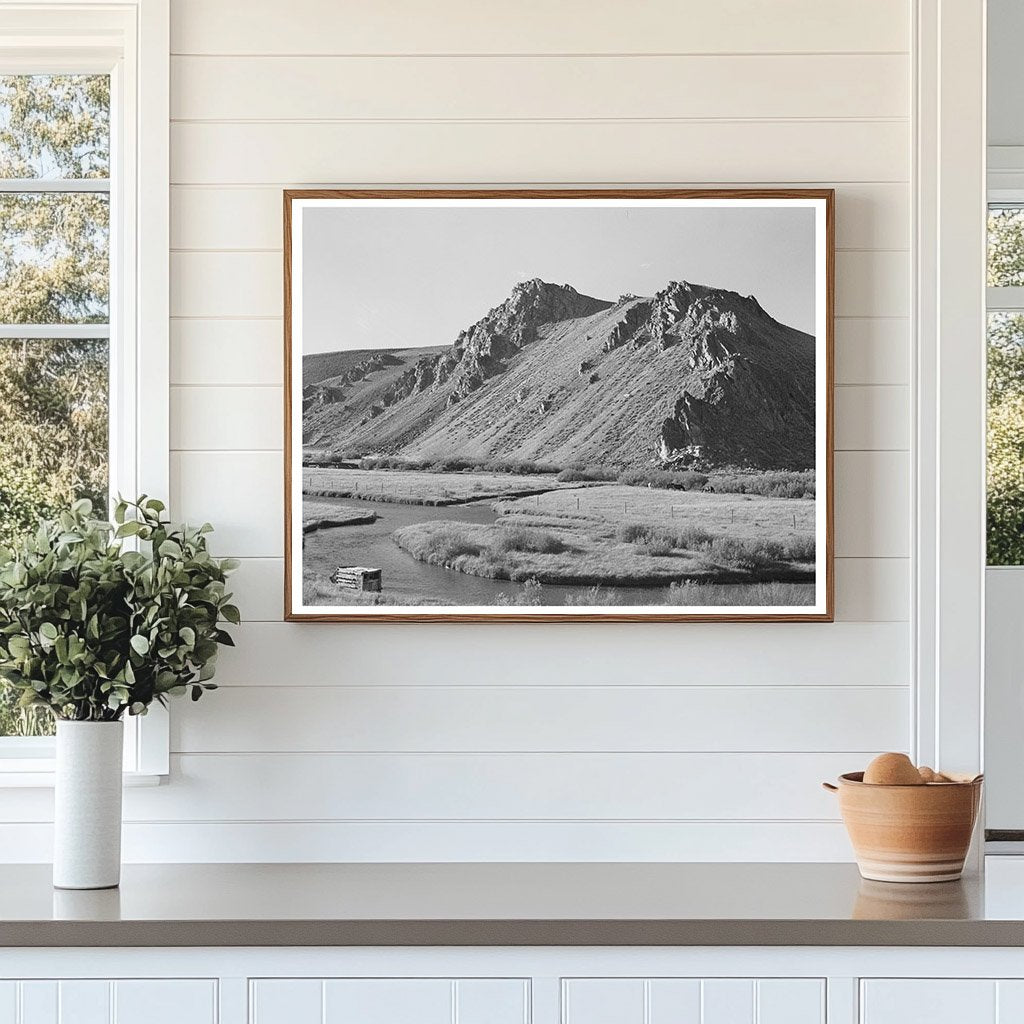 Stanley Idaho Creek Meadows August 1942 Photo