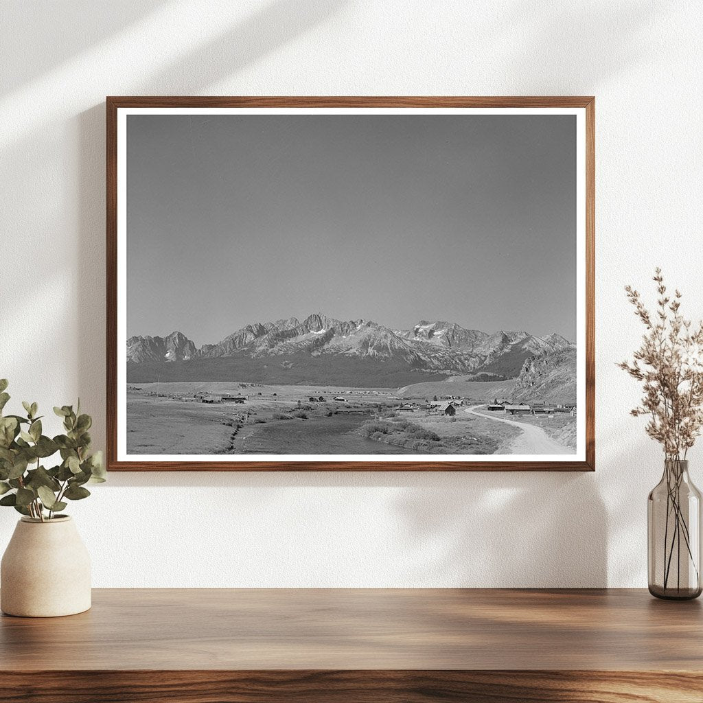 Stanley Idaho Salmon River Sawtooth Mountains 1942