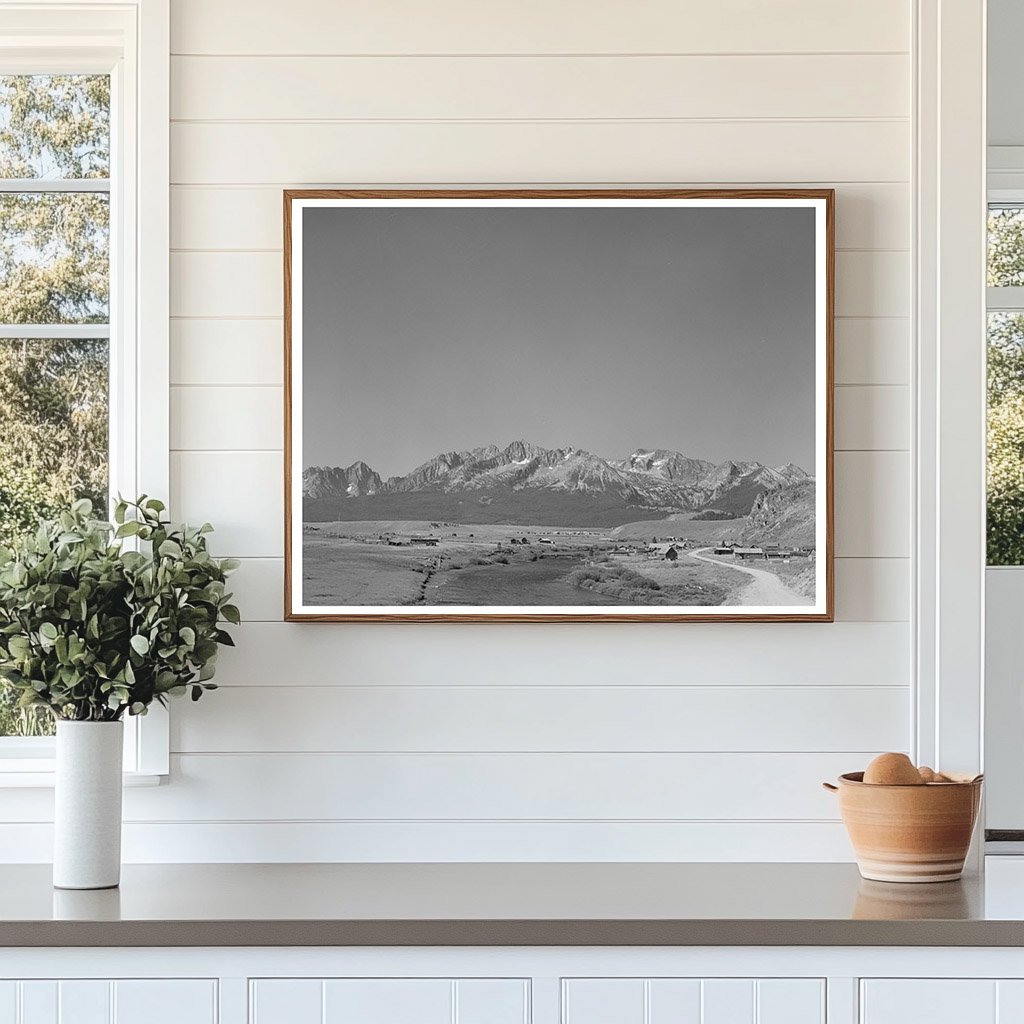 Stanley Idaho Salmon River Sawtooth Mountains 1942
