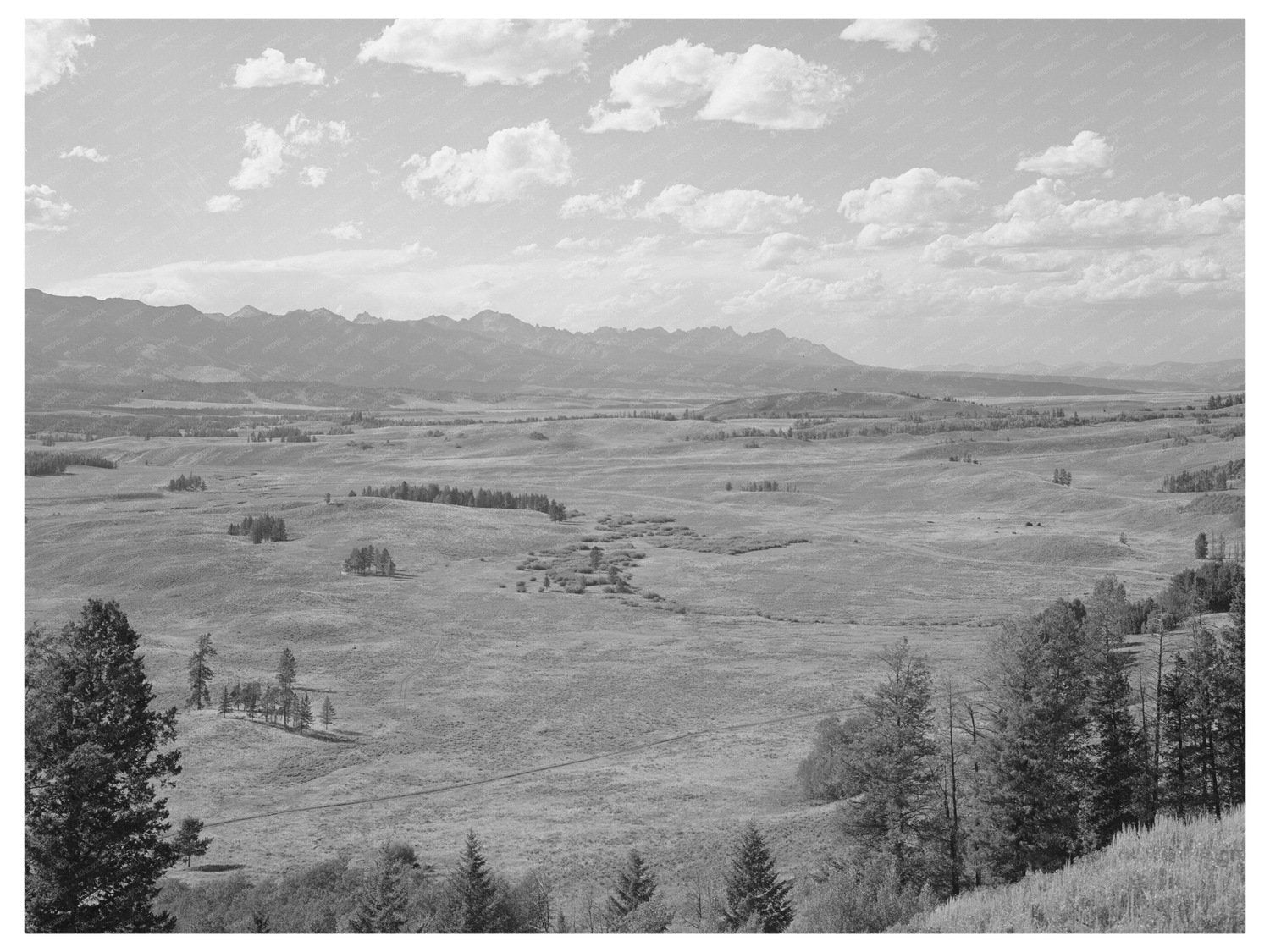 Upper Salmon River Valley Idaho August 1942
