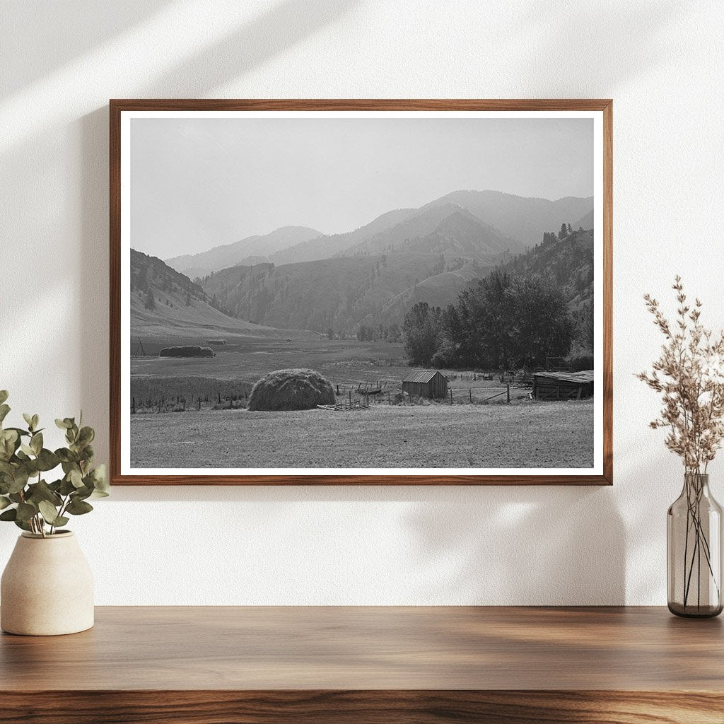 Ranch along Salmon River Valley Idaho August 1942