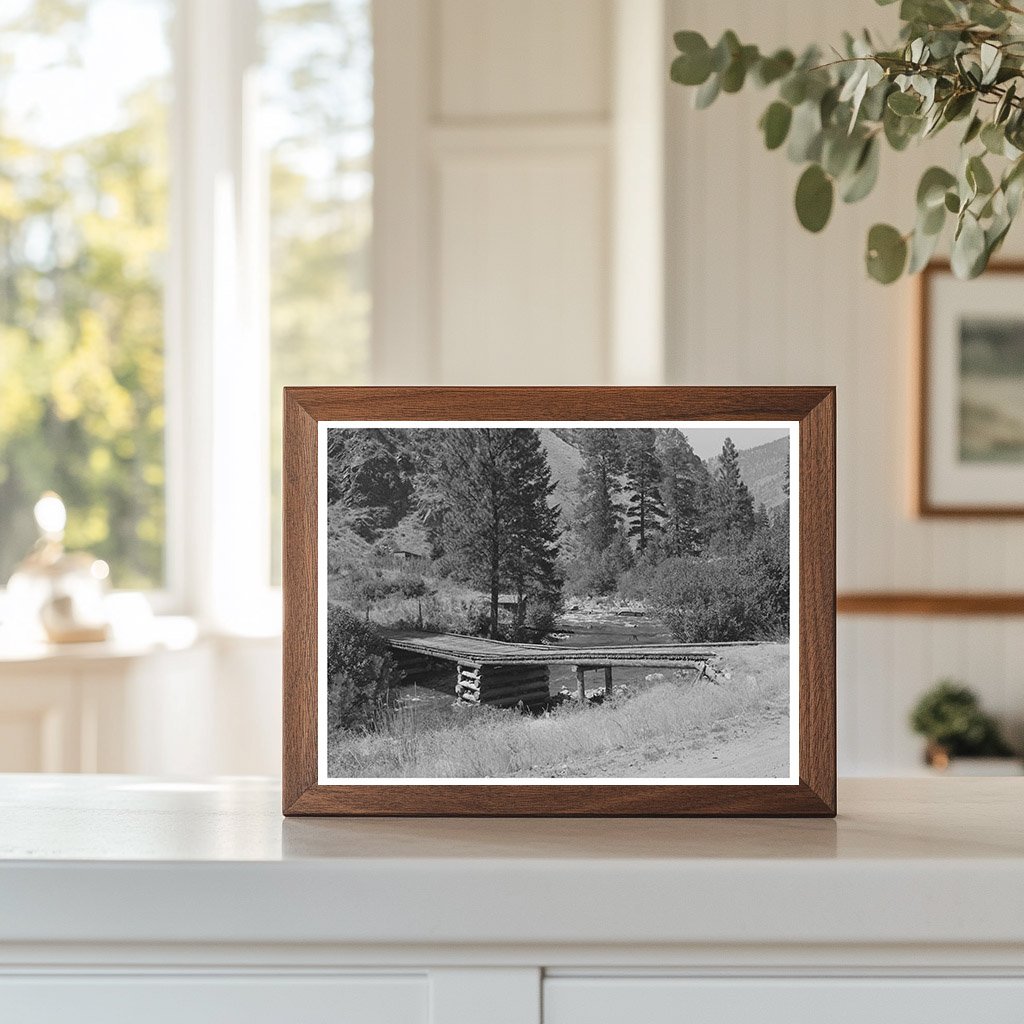 1942 Bridge Over Panther Creek Lemhi County Idaho Image