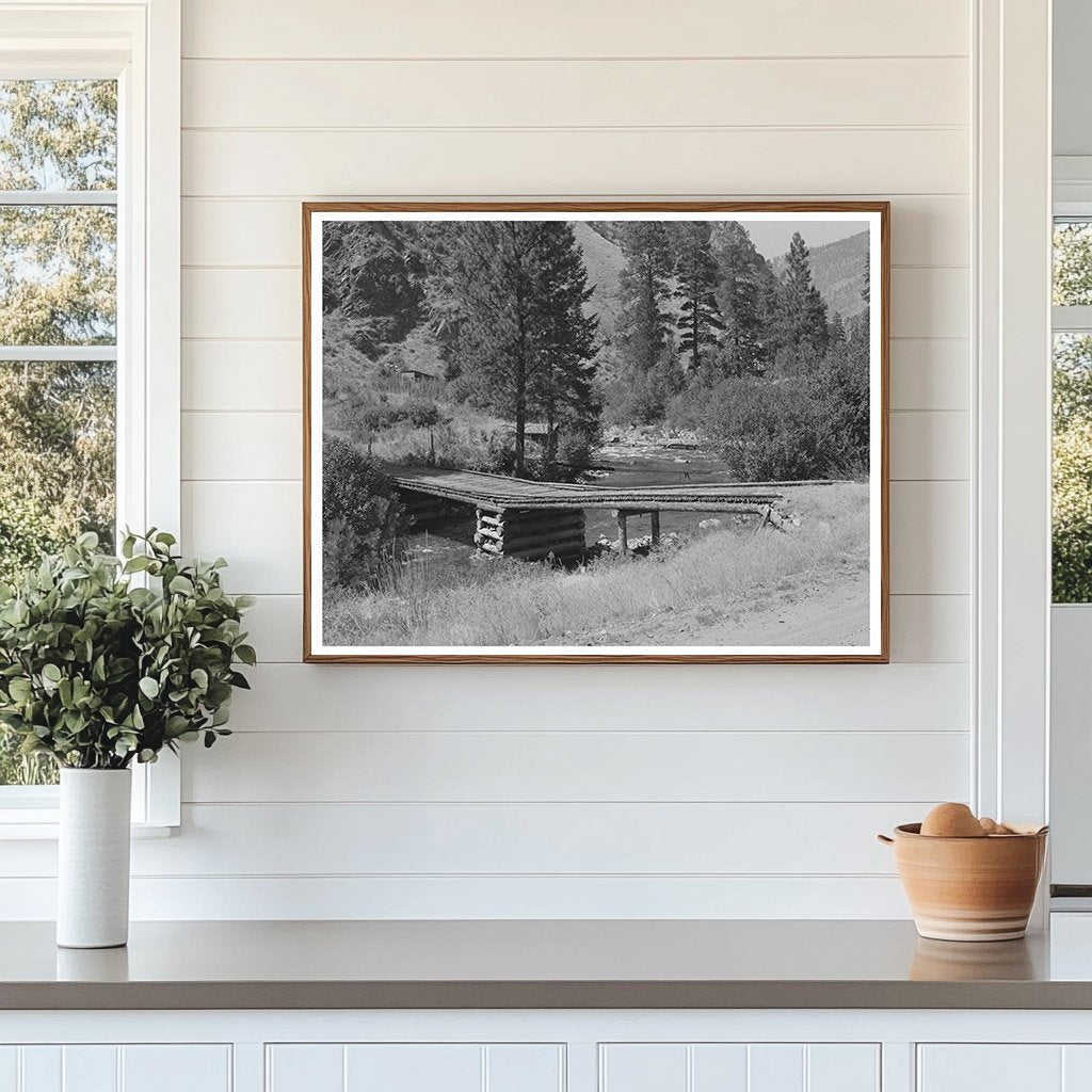 1942 Bridge Over Panther Creek Lemhi County Idaho Image