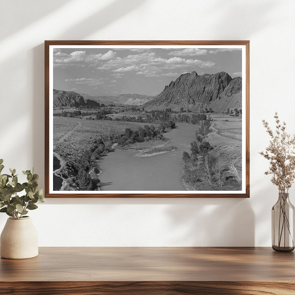 Custer County Idaho Salmon River Valley August 1942 Photo