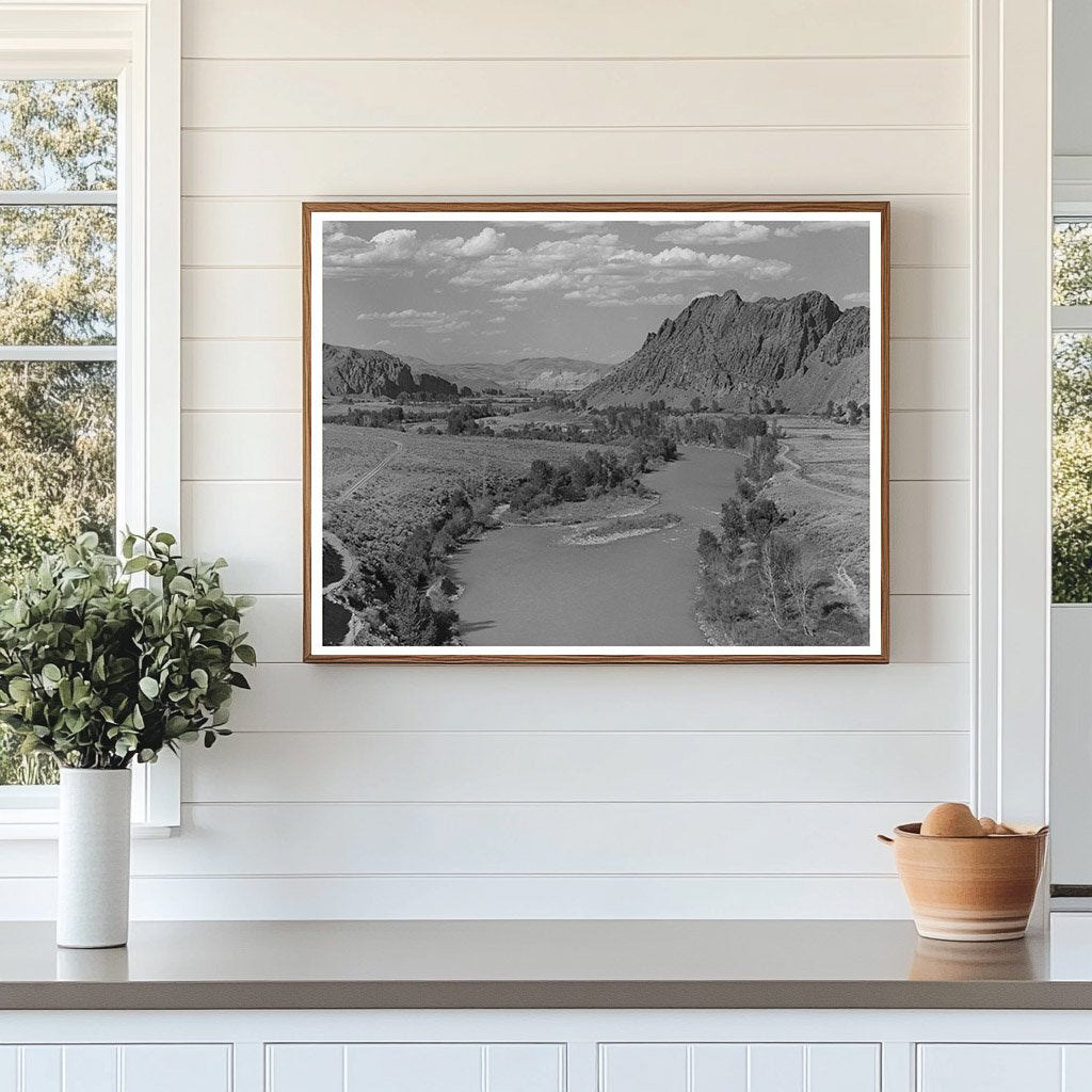 Custer County Idaho Salmon River Valley August 1942 Photo
