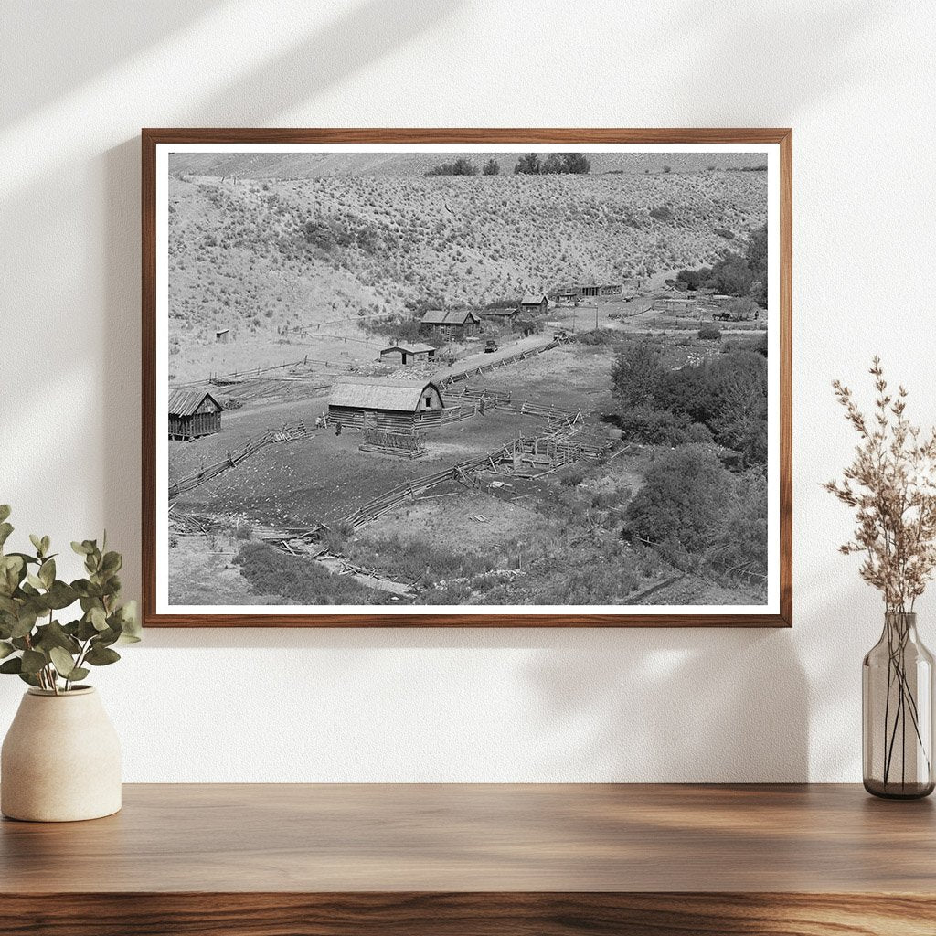 Cattle Ranch in Lemhi County Idaho August 1942