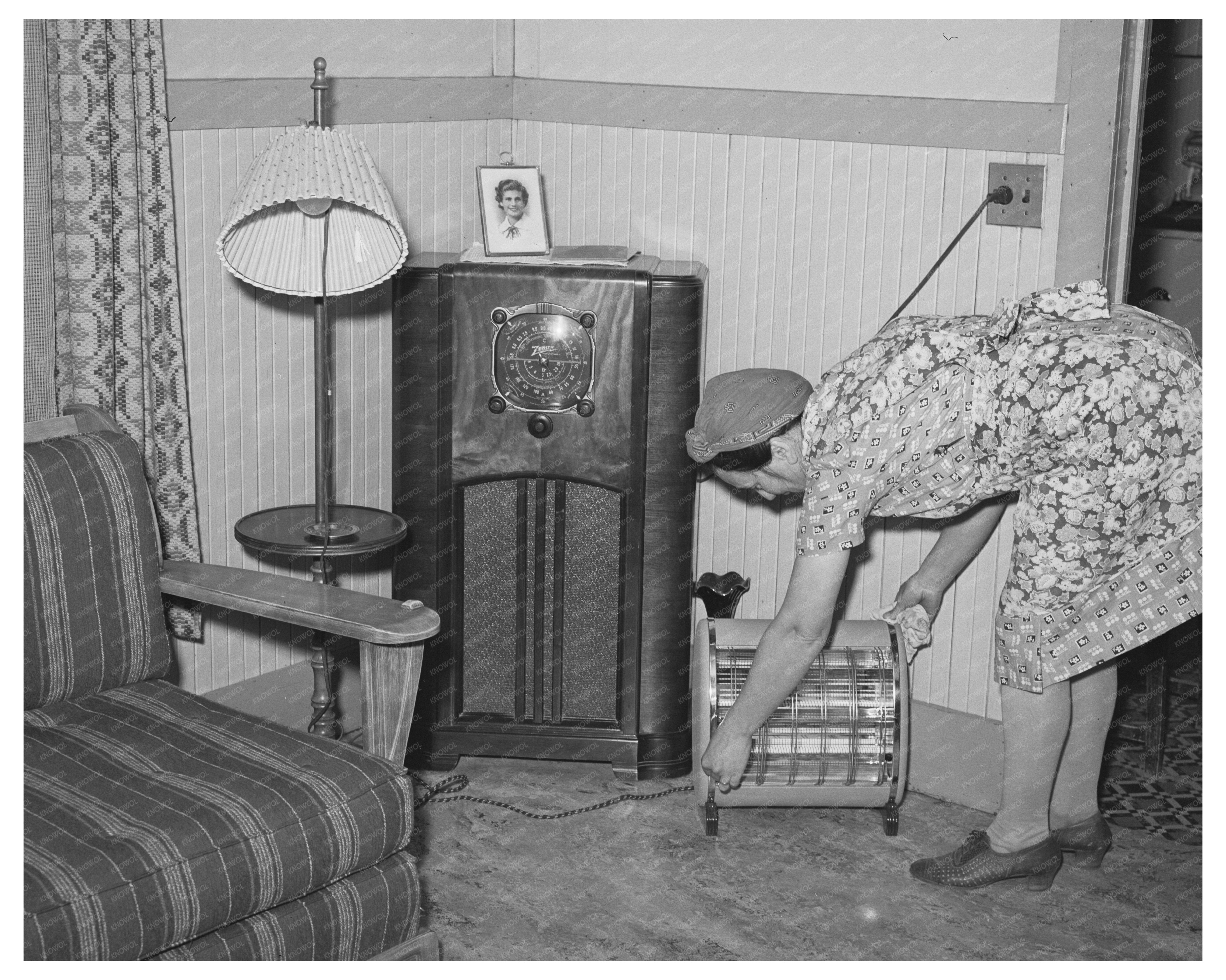 Wife of Fruit Farmer Placer County California 1940
