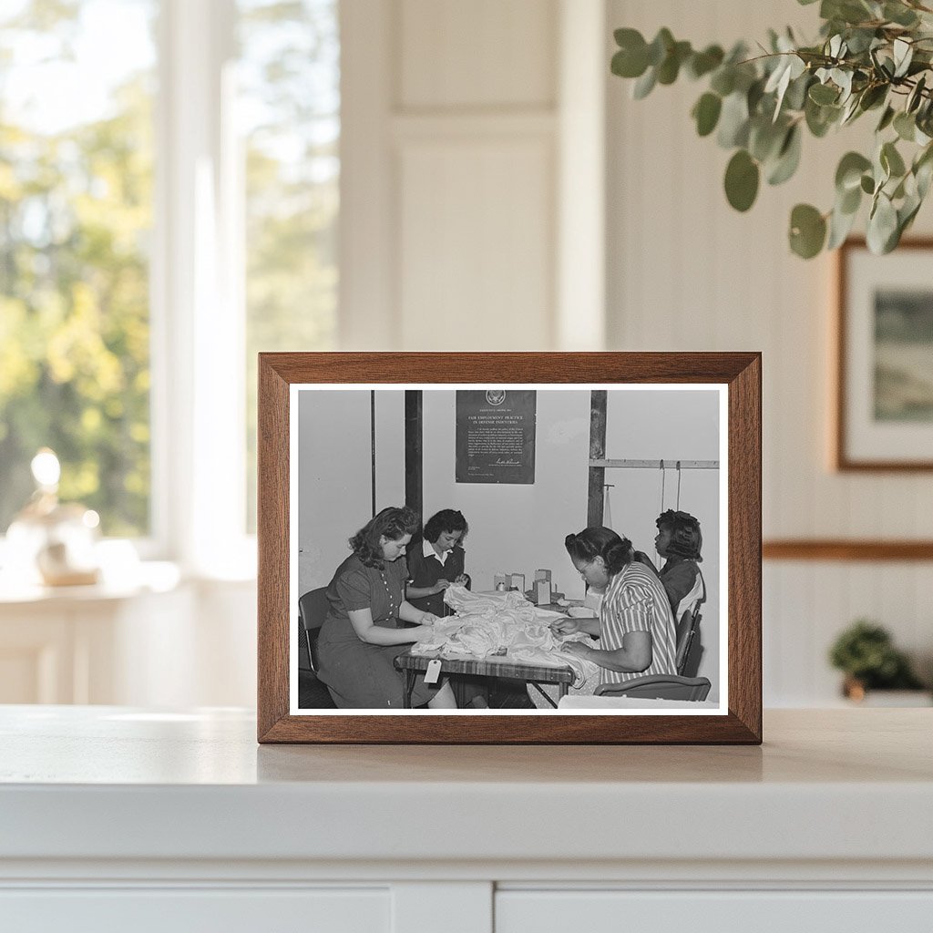 Girls Working at Pacific Parachute Company 1942