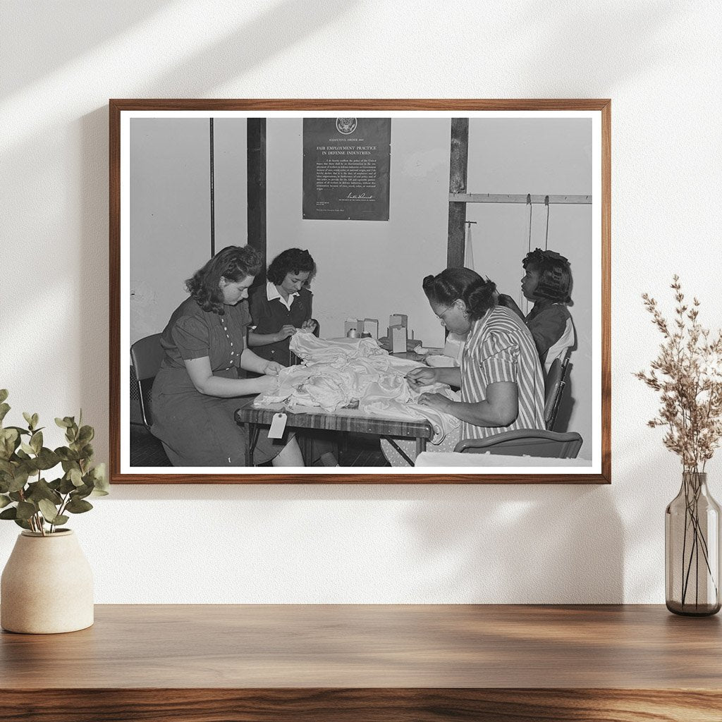 Girls Working at Pacific Parachute Company 1942