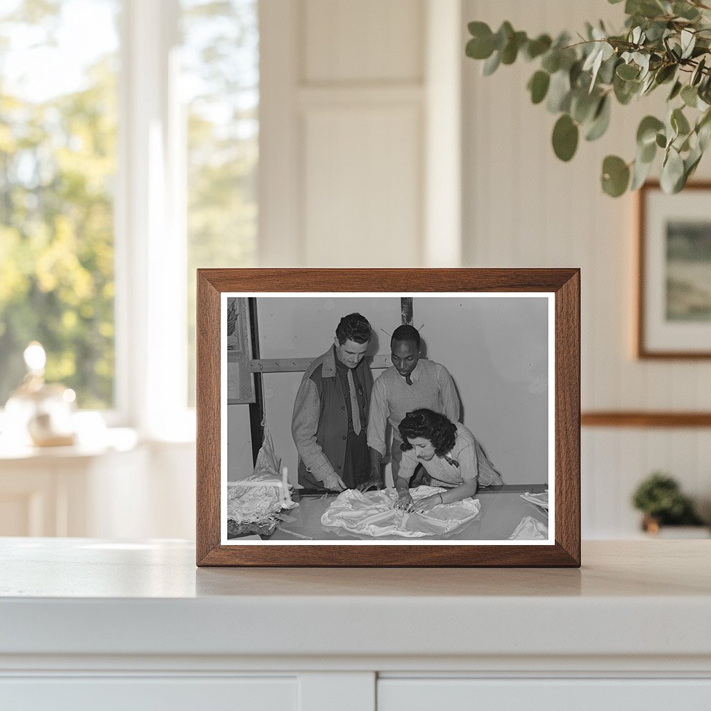 Pilot Parachutes Final Inspection April 1942 San Diego