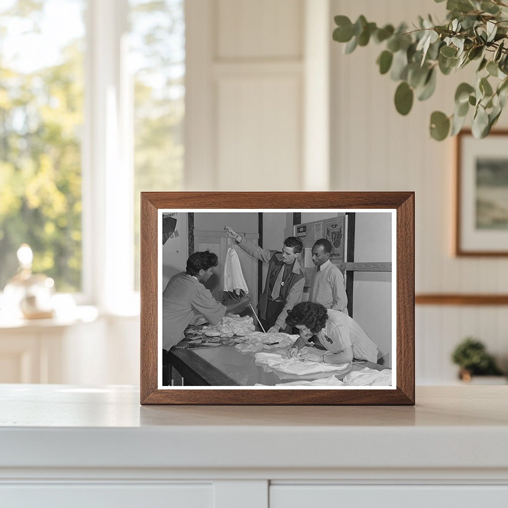 Pilot Parachutes Final Inspection San Diego April 1942