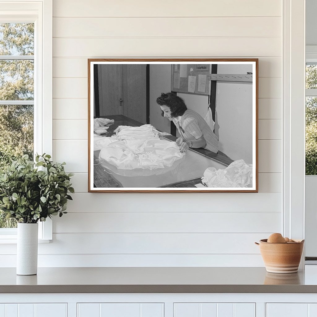 Pilot Parachute Inspection at Pacific Parachute Company 1942